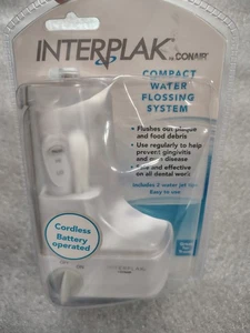 InterPlak Conair Compact Water Flossing System Travel Size Waterpik NEW - Picture 1 of 6