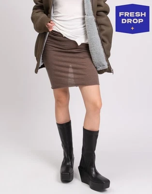 RRP€1155 RICK OWENS Leather Ankle Boots US11 UK8 EU41 Wedge Heel Made in Italy - Image 1 of 4