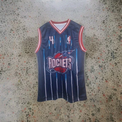 CAMISETA DE CARRETERA PERSONALIZADA DE CHARLES BARKLEY ROCKETS TALLA MEDIANA  Foto 1 de 4