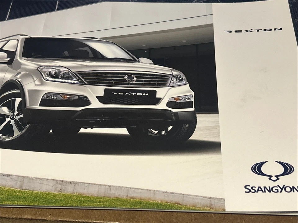 The Ssangyong Rexton Range 16 Page Original Car Sales Brochure - Image 1 of 4
