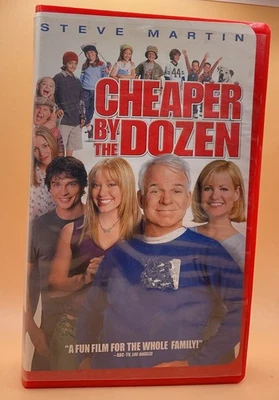 Cheaper by the Dozen VHS 2004 Clamshell Steve Martin **Buy 2 Get 1 Free** - Image 1 of 3