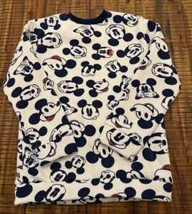 Disney Mickey Mouse Big Boys Fleece Pullover Sweatshirt New Without Tags - Picture 1 of 10