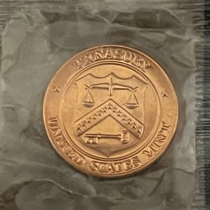Philadelphia Mint Token ancora in confezione violoncello da US Mint Set - Foto 1 di 6
