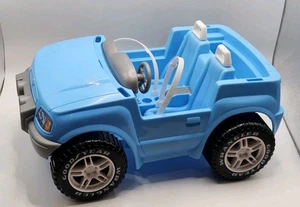 Vintage Barbie Blue Beach Wrangler Cruiser Jeep 1999 Mattel nicht komplett  - Bild 1 von 15