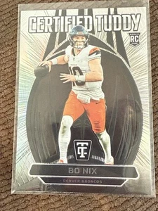 2024 Totally Certified Football Bo Nix - Certified Tuddy Mirror RC #6 - Bild 1 von 2
