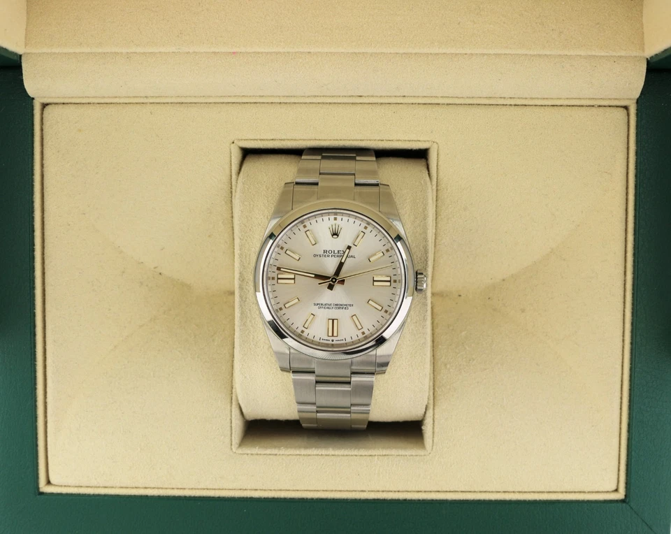 Rolex Oyster Perpetual 124300 2023 esfera plateada SS Oyster sin papeles 41 mm Foto 1 de 4
