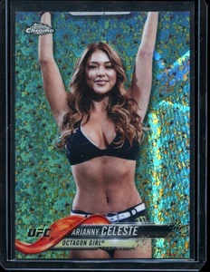 2018 Topps Chrome UFC Arianny Celeste #65 Hot Box Diamond Refractor - Picture 1 of 2