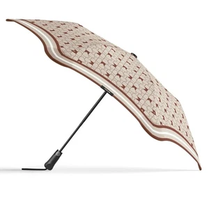 NEW Blunt Limited Edition Karen Walker 2024 Metro Umbrella Ecru/Chestnut - Picture 1 of 3