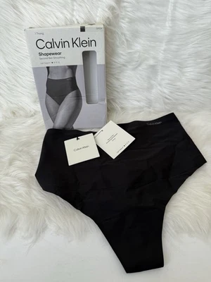 Tanga modeladora Calvin Klein para mujer segunda piel suavizante talla pequeña ¡NUEVA CON ETIQUETAS! Foto 1 de 4