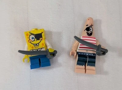 LEGO Pirates Spongebob & Patrick Minifigures Nickelodeon - Image 1 of 2
