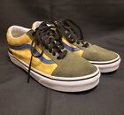 Vans Off The Wall Mix & Match grün lila Wildleder Checker Skateschuhe M 6,5 W 8