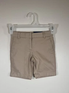 New Izod Approved Schoolwear Girls Khaki Uniform Shorts - Size 4 Regular - Picture 1 of 3