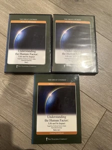 Great Understanding the Human Factor:Life and Its Impact 12 Audio CD+GUIDEBOOK - Picture 1 of 14
