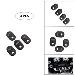 Cubierta de interruptor de panel cepillado negro para Harley Electra Glide Ultra Classic FLHTCU - Imagen 1 de 10