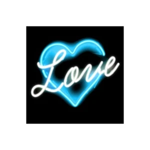 Druck auf Leinwand Auf Papier Poster Oder Bild Carr Hailey Neon Love ab Schimmer - Bild 1 von 2