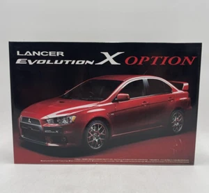 Aoshima Lancer Evolution X Option 1/24 Scale Plastic Model Kit No. 044919 - Picture 1 of 6