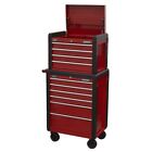 Sealey Topchest 4 Drawer & Rollcab 6 Drawer Combination AP3410STACK