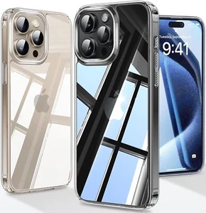 IPhone 15 Pro Max, Pro, iphone 15 Case Clear [Non-Yellowing] [Drop Protection] - Picture 1 of 14