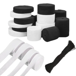 Strick Stretch Gummizug: Breites Gummiband zum Nähen von Hose und Kleidung - Bild 1 von 19