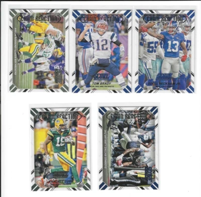 2016 Score Football Chain Reaction Inserts - Base/Gold/Red/Green - Pick Favs - Image 1 of 2