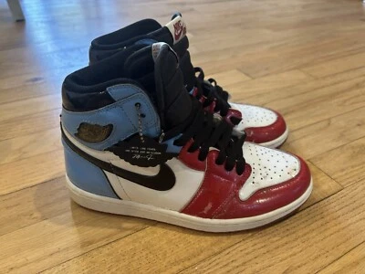 Air Jordan 1 High Fearless 2019 Talla 7 Raro Retro Auténtico Blanco MJ OG AJ1 Foto 1 de 4