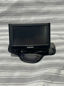 Garmin Nuvi 55LM 5" GPS Navigation Unit Bundle Car Charger Weighted Mount - Picture 1 of 4