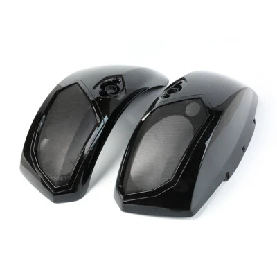 6x9 Saddlebag Audio Speaker Lids w/ Grills for Victory Cross Country Road 10-17 - Image 1 of 4