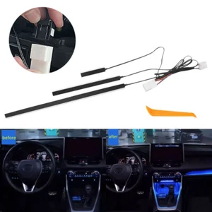 Kit de luces ambientales LED 3EN1 azul para panel de instrumentos de automóvil para Toyota RAV4 2019-2024 - Imagen 1 de 11