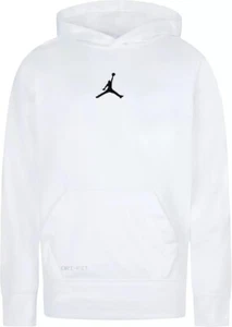 New Boys Nike 95C084-001 Jordan Therma Pullover Hoodie - Size S - White - Picture 1 of 4