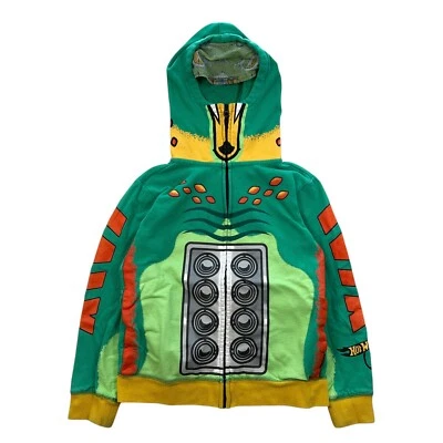 Volcom x Hot Wheels Full Zip Hoodie Viper Snake Graphic Mask Sweatshirt KIDS 7 - Image 1 of 4