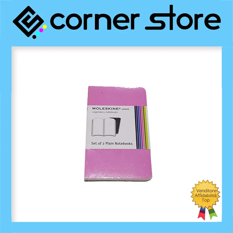 Moleskine Volant - Taccuino Set di 2 Taccuini a Pagina Bianca -Plain Extra Small - Immagine 1 di 1