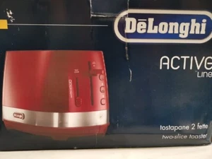 De'Longhi 2 Slice 800W Toaster - Red (CTLA2003.R) - Picture 1 of 3