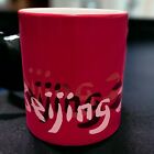 2008 Beijing China Olympics Red Ceramic Coffee/Tea Mug Officially Licensed Rare