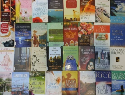 RANDOM MIX Book Lot of 7 LARGE PRINT Romance FERN MICHAELS Sandra Brown DEVERAUX Foto 1 de 4