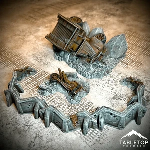 Ashpocalypse Wrecked Scatter - Terreno post apocalíptico de caída - Imagen 1 de 6