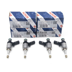 4x Fuel Injectors Genuine Bosch For VW GTI Tiguan AUDI A4 A5 Q5 2.0T EA888 Gen2