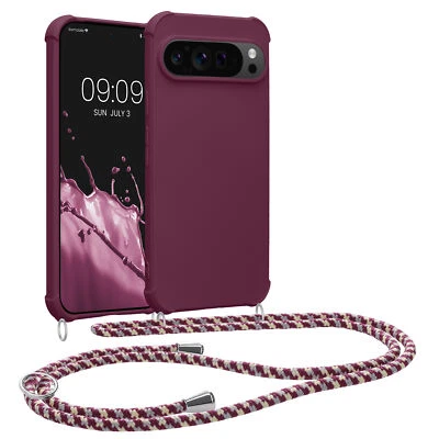 Cover in TPU per Google Pixel 9 Pixel 9 Pro con Cordino Tracolla  - Immagine 1 di 4