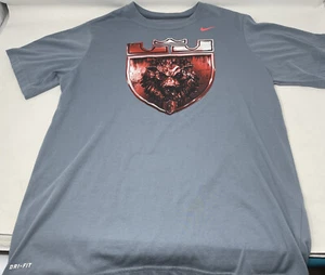 New WO Tags Nike Lebron James T-Shirt Youth L Large Dri-Fit Tee King Crown Lion - Picture 1 of 5