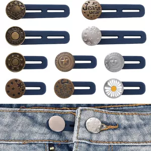 10 Pack Pants Expander Button Jeans Waist Extender Button10 Styles for Men Women - Picture 1 of 6