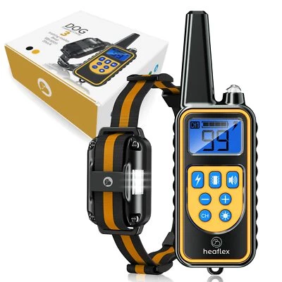 Heaflex Electric Dog Training Collar with Remote 1640FT, E-Shock, Safe Training