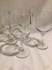 Wine Glasses Goblets Libby Style Medium Large Classic Styling Lot Of Four