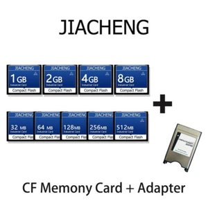 Nueva Tarjeta de Memoria CF 32MB-8GB Industrial Compact Flash Card + Adaptador PC PCMCIA - Imagen 1 de 34