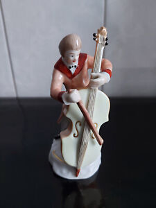 -~Wallendorf-~Porzellanfigur -~Cellist-~Entwurf  um 1775-1780