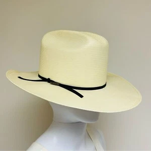 Resistol Self Conforming Youth Fit One Size 6 3/4 Cowboy Hat Straw - Picture 1 of 12