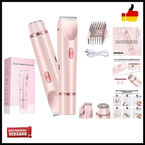 Elektrischer Rasierer Damen Intimbereich 2 in 1 Dual-Head Elektrisch Damenras... - Bild 1 von 11