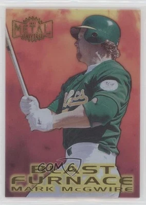1997 Skybox Metal Universe Blast Furnace Mark McGwire #8 - Imagem 1 de 3