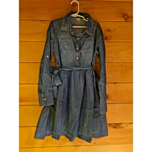 Justice denim dress size 8 girls - Picture 1 of 4