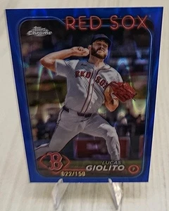 2024 Topps Chrome Update Lucas Giolito Blue Raywave /150 #USC152 - Bild 1 von 2