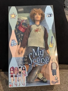 My Scene Male Barbie Doll BRYANT with Boom Box, Visor, & Beach Shorts New In Box - Picture 1 of 6