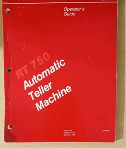 RAR! Burroughs (Unisys) RT750 ATM Handbuch - Bild 1 von 4